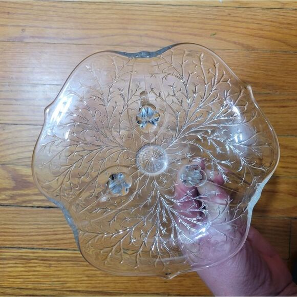 Lancaster Glass 3 Footed Bowl - Picture 6 of 11